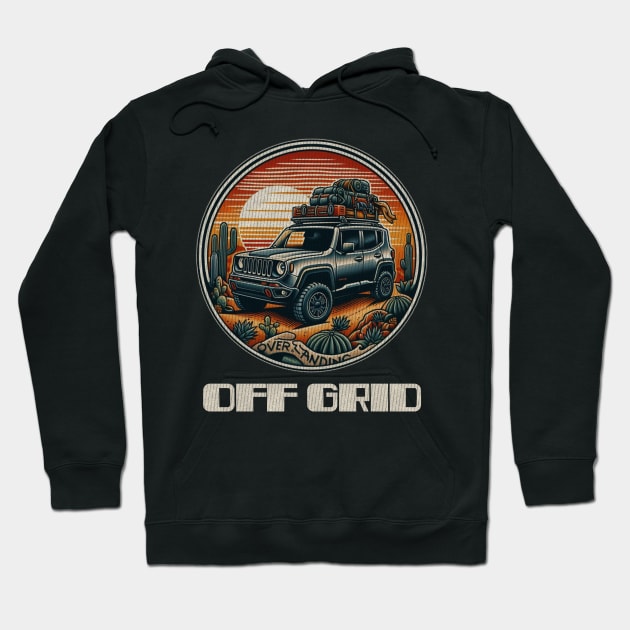 Off grid jeep renegade Hoodie by Tofuvanman